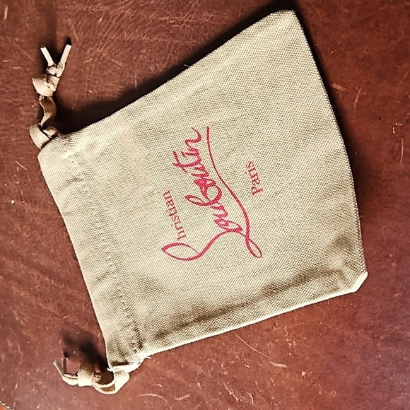 Christian Louboutin Black Patent Leather Card Holder/Card Case Wallet & Dust Bag - Picture 6 of 6